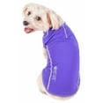 thumbnail image 2 of Pet Life ® Active 'Racerbark' 4-Way-Stretch Yoga Fitness Dog T-Shirt Tank Top, 2 of 8