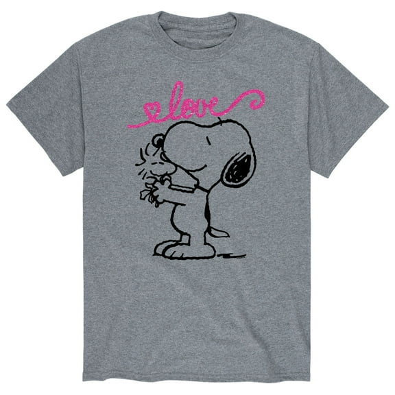 Peanuts - Valentine's Snoopy - Men's Short Sleeve Graphic T-Shirt
