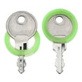 thumbnail image 5 of Uxcell 24mm Silicone Identifier Coding Tags Sleeve Key Cap Rings Cover, Light Green 20 Pack, 5 of 6