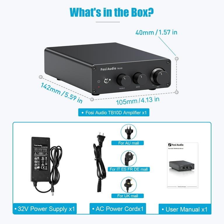 Fosi Audio Q4 Mini Stereo Gaming DAC & Headphone Amplifier