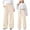 Beige, variant on Liyamei Girls Bow Tie Wide Leg Sweatpants Lightweight Straight Leg Joggers With Pockets Casual Pants For Toddler And Kids Girls Sweatpants Size Beige 4-5 Years