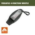 thumbnail image 3 of Ozark Trail 4-Function Plastic Whistle, Black, 3 of 10