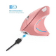 thumbnail image 3 of "Ratón Vertical Inalámbrico Recargable Ergonómico De 2,4 G  Genérica C18 Lab.G, Rosa ", 3 of 5
