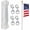 Suit, variant on Flag Pole Rope Line Kit-50FT x 1/4"Diameter Nylon Flag Pole Halyard Rope with 4 Pcs Swivel Snap Clips Hooks Fits Flagpole Up to 25FT, Outdoor Flagpole Camping Pet Tent Hardware Accessories (White)