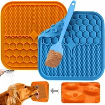 Large Lick Mat for Dogs and Cats, 2PCS Silicone Dog Licking Mats with Suction Cups for Anxiety Relief, Cat Peanut Butter Lick Pad, Dog Treat Mat for Bathing