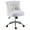 White, variant on Alexent Office Chair , Blue Velvet, Height Adjustable, 360 Degree Swivel, Rolling Casters, Sturdy Steel Frame - Designed for Use in Offices, Living Rooms and Lounges
