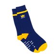 thumbnail image 3 of FunnyFeet Striped Dress Socks for Men, Blue, 3 of 5