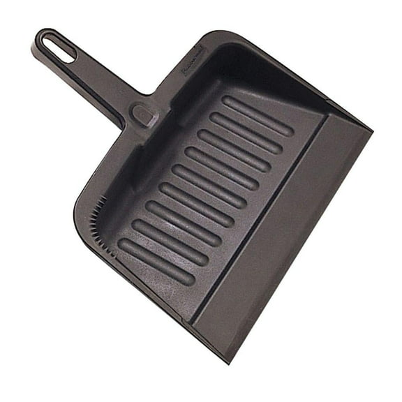 Rubbermaid Commercial Products Heavy-Duty Dustpan, Black.