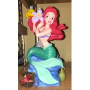 disney parks ariel flounder sebastian musical resin figurine statue new