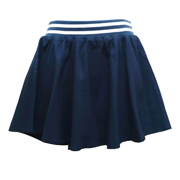 Bongo Navy Mini Skater Skirt Big Girls Juniors' Medium