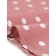 thumbnail image 5 of INSPIRE CHIC Women's Polka Dots Peter Pan Collar Contrast Long Sleeve Shirt Dress XL Pink, 5 of 5