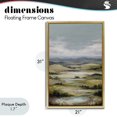 thumbnail image 4 of Stupell Industries Traditional Rolling Mountain Meadows Gold Floating Frame Canvas Art, 21 x 31, by Petals Prints Design, 4 of 8