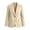 Khaki, variant on Women's Office Suit Blazer Long Sleeve Casual Business Jackets Lapel V Neck Button Down Commute Outwear With Pockets (S, Green)