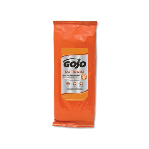 FAST TOWELS Hand Cleaning Towels Blue, 60/Pack, 6 Packs/Carton