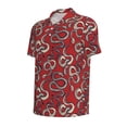 thumbnail image 4 of Wukai Snake Men’s Polo Shirts,Quick-Dry Athletic Shirt,Classic Fit Shirts-Small, 4 of 8