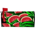 thumbnail image 5 of Coolnut Mailbox Covers, Magnetic Standard Size Watermelon Pattern Seasonal Mail Wraps for Home Outdoor Decor, 20.7"x18.03", 5 of 5