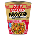 thumbnail image 3 of (6 pack) Nissin Cup Noodles Protein Ramen, Beef Flavor with Bone Broth, 16g Protein, 2.54 Ounce Cup, 3 of 8