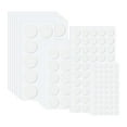 thumbnail image 1 of Unique Bargains Double Sided Adhesive Dots, 400 Pack Clear Sticky Tack Round Mounting Putty Removable Adhesive Putty, 1 of 7