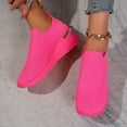 thumbnail image 4 of Mepaouo Womens Slip on Walking Shoes Platform Wedge Sock Shoe Non Slip Mesh Tennis Running Sneakers, 4 of 8