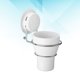 thumbnail image 4 of Soporte para cepillo de dientes con ventosa, vaso de plástico para hacer gárgaras, soporte para vaso, soporte para pasta de dientes y maquinilla de afeitar para baño., 4 of 7