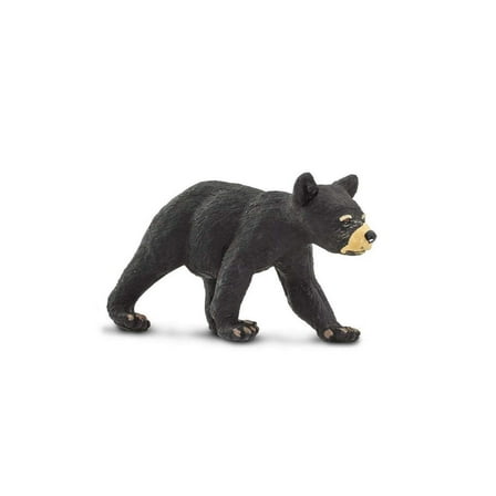 Safari Ltd. Black Bear Cub Figurine - Realistic 3" Figure - Educational Toy for Boys, Girls, and Kids Ages 1 