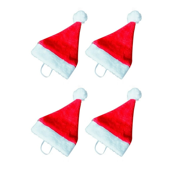 Sehao 4 Pack Dog Santa Hat Christmas Pet Hats Pet For Dogs Cats Hot Selling Pet Supplies