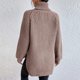 thumbnail image 5 of Mujer Mujer Suéteres Casual Cuello alto Suéter Suéter Tops Cómodo Uso diario Hugtrwg Para estrenar, 5 of 7