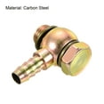 thumbnail image 3 of Uxcell 11mm Barb M16x1.5 Male Thread Hose Pipe Fitting Elbow Carbon Steel Adapters, 3 of 5