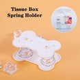 thumbnail image 6 of EMOWRASUL Tissue Box Spring Support-Spring Loaded Lifting Spring Tissue Holder, 2 Pieces Tissue Dispenser with Spring for Office Home Kitchen Toilet, Car Driving Safety Accessories, 6 of 8