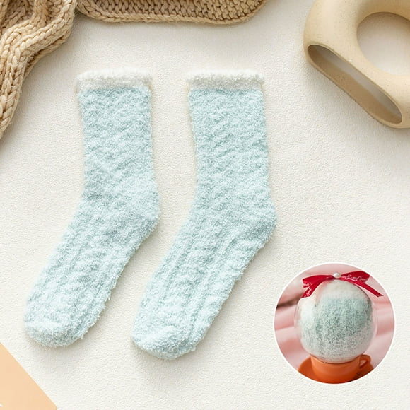 Socks Birthday Socks With Velvet And Thickened Coral Velvet Acrylic Christmas Socks For Men And Women Socks For Men And Women Sports Socks