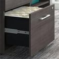 thumbnail image 3 of Pemberly Row Low Storage Cabinet with Drawers in Storm Gray - Engineered Wood, 3 of 7