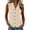 Yellow, variant on Dvprdro Womens Cotton Striped Top Collared Sleeveless Button Front Loose Fit Summer Casual Shirt