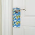 thumbnail image 5 of Animals of the World Continents Atlas Globe Pattern Plastic Door Knob Hanger Sign, 5 of 7