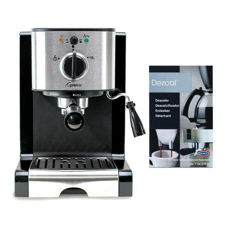 Capresso EC100 Pump Espresso and Cappuccino Machine (Black) Bundle