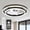 Black, variant on Bella Depot 20" Low Profile Ceiling Fan with Dimmable Light and Remote, 6-Speed Ceiling Lighting for Bedroom