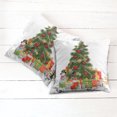 thumbnail image 6 of Ambesonne Christmas Throw Pillow Cover 2 Pack, Christmas Tree Style, 20", Red Green Yellow, 6 of 7