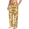 thumbnail image 2 of Bingfone Hot Dogs Mens All Over Print Sleep Pajama Pants-Small, 2 of 6