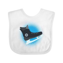 Inktastic Ice Skating Sports Gift Boys Baby Bib