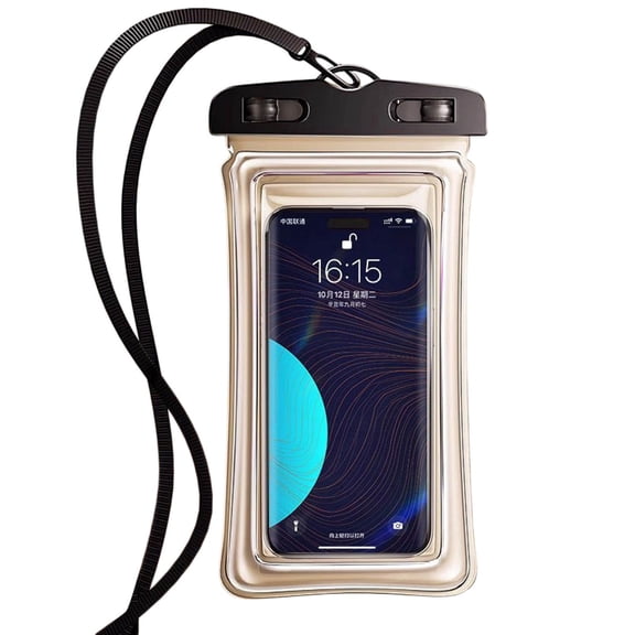 Universal Waterproof Floating Cell Phone Dry Bag Clear Touch Sensitive Phone Pouch Detachable Lanyard Multi Color Water Proof Case for Beach Pool Lake Water Sports Vacation