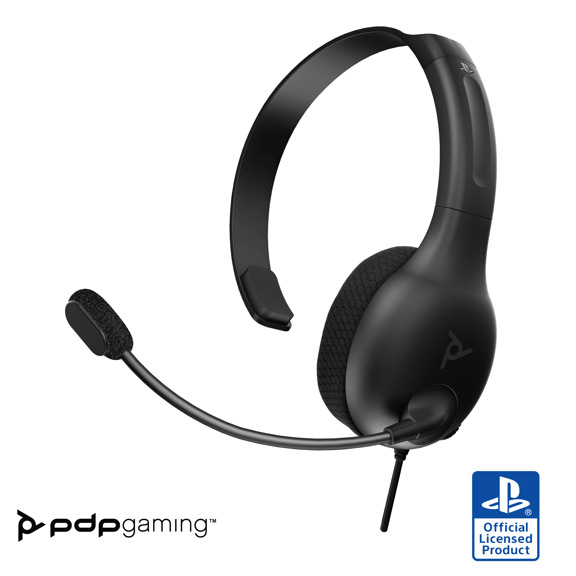 PDP Gaming LVL30 Wired Chat Headset With Noise Microphone: Black - PlayStation 5, PlayStation PC - Walmart.com