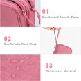 thumbnail image 4 of Organizador electrónico FYY Bolsa de viaje impermeable rosa, 4 of 6