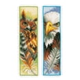 thumbnail image 2 of Cuadros Decorativos 2x 2 hilos 14CT Kit de punto de cruz con cuentas bordado de animales marcapáginas manualidades DIY Ndcxsfigh  Nuevos Originales, 2 of 5