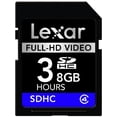 thumbnail image 2 of Lexar Vidéo Full HD Carte Mémoire - Carte Mémoire Flash - 8 Go - SDHC, 2 of 4