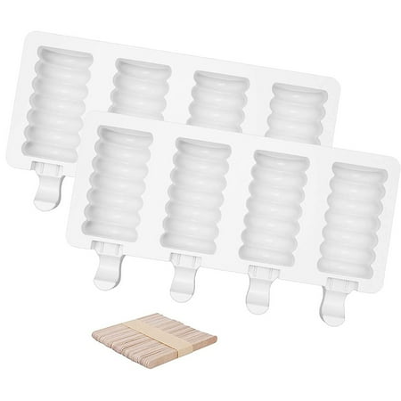 

Food Grade Silicone Ice Cream Moulds Cute 2 Pack Popsicle Ice Tray