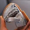 thumbnail image 6 of Otqutp Breathable Baby Girls Footwear Fashion Summer Girls Dance Shoes Princess Dress Performance Shoes Cartoon Butterfly Shape Rhinestone Pearl Sequin Solid Color, 6 of 9