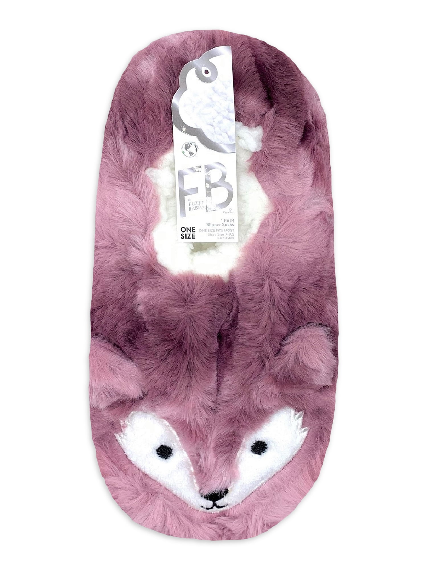 Fuzzy Babba Women s Slipper Socks 1 Pack One Size Walmart