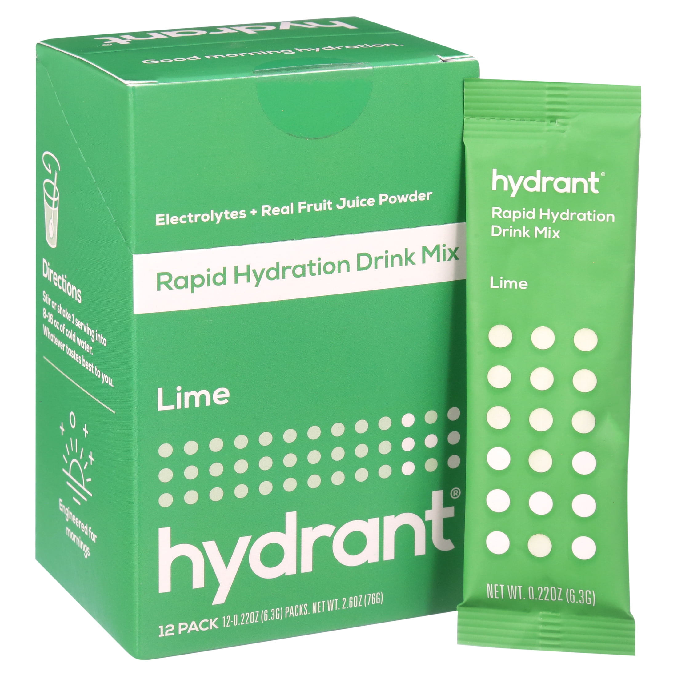 Hydrant Lime Drink Mix 12pk