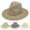 Beige, variant on Sun Hats for Men Wide Brim Panama Hat Beach Hat Straw Hats for Men Sun Protection Men Fedora Hats UPF50