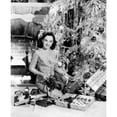 thumbnail image 2 of Paulette Goddard Wishing Her Fans A Merry Christmas 1940 Photo Print (16 x 20), 2 of 2