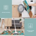 thumbnail image 6 of Cute Green Hedgehog Pattern with Pioneer Flower Kitchen Rugs Sets Of 3,Kitchen Runner Rugs Non Skid Washable,Decorative Kitchen Floor Mats for Kitchen,Sink,Laundry,17"x30"+ 17"x47" + 17"x59", 6 of 6